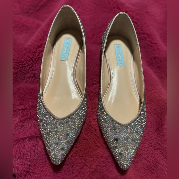 Betsey Johnson Crystal Studded Flats - Picture 12 of 13